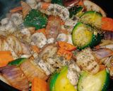 Foto del paso 4 de la receta: Guarnición de vegetales salteados