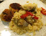 Foto del paso 11 de la receta: Arroz con albóndigas de aprovechamiento