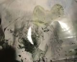 A picture of step 3 of Freezing Fire Roasted Green Bell Peppers.