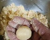 A picture of step 3 of Roasted Gram and nuts Laddoo / Protein Laddoo / Gram Truffles.