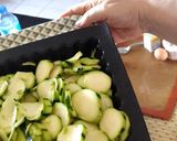 Une image de l'étape 1 de Gratin de courgettes à la cancoillotte.
