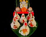 A picture of step 6 of Paneer Mawa Rasmalai Tutti Frutti Modak.