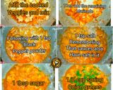 A picture of step 3 of Cauliflower And Carrot Manchurian.