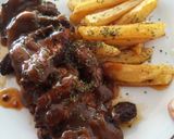 Foto langkah ke 9 dari resep Steak daging ayam dan sapi.