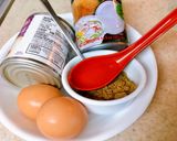 Hình bước làm 1 của món Bánh flan nước cốt dừa