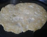 A picture of step 2 of Healthy Oats pizza.