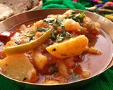A picture of step 8 of Bhandarewali aloo ki sabzi (Indian Potato Curry).