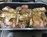 A picture of step 1 of Pork Ribs in Peach Sauce.