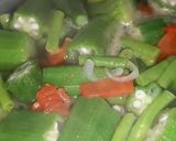 Foto langkah ke 3 dari resep Sayur Asem Okra dan Kacang Panjang.