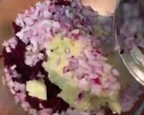 A picture of step 1 of Purple sweet potatoes tikki.