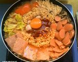 รูปขั้นตอนการทำที่ 4 ของ บะหมี่หม้อไฟเกาหลี บูแดชีเก (부대찌개) #อาหารเกาหลี