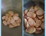 Foto langkah ke 3 dari resep Udang, sosis, telur saus tiram.