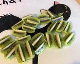 Une image de l'étape 8 de Gâteau châtaignes et kiwis.