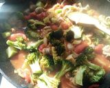 A picture of step 6 of Broccoli Sausage Whole-Wheat Pasta.