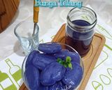 Foto langkah ke 4 dari resep Manisan Kolang Kaling Bunga Telang.