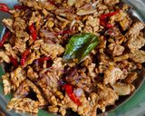 Foto langkah ke 6 dari resep Kering Tempe Pedas Manis.