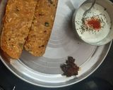 A picture of step 8 of Mooli Kaddu Thepla Healthy Breakfast.