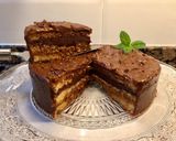 Foto del paso 19 de la receta: Tarta húmeda de dulce de leche y chocolate negro