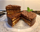 Foto del paso 19 de la receta: Tarta húmeda de dulce de leche y chocolate negro