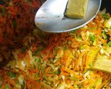 A picture of step 4 of Chicken,Vegetables Samosa 😋.