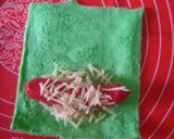 Foto langkah ke 3 dari resep Cheese sausage rolls pandan bread.