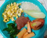 MP asi 7 bulan (ati sayur) langkah memasak 1 foto