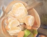 Une image de l'étape 3 de Jus detox clémentine🍊 miel🍯 gingembre.