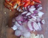 Foto langkah ke 4 dari resep Tumis Bunga Pepaya Tanpa Rasa Pahit.