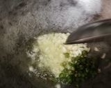A picture of step 4 of Veg manchurian.