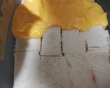 A picture of step 2 of Easy no bake bread cake.