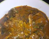 A picture of step 6 of Ogbono soup.