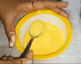 A picture of step 1 of Sesame and Oreo biscuit custard.