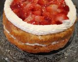 Une image de l'étape 7 de Layer cake aux fruits rouges.