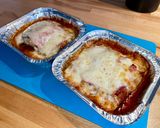 Une image de l'étape 3 de Aubergines 🍆 gratinées au jambon & mozza.