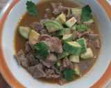 Foto del paso 2 de la receta: Bistec con calabacita sazonado con caldo de frijoles