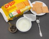 A picture of step 1 of Japanese Cheesecake.