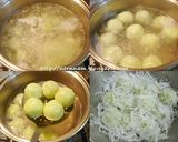 รูปขั้นตอนการทำที่ 4 ของ ขนมต้มใบเตย