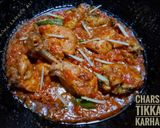 A picture of step 5 of Charsi tikka karahi.