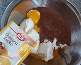 Narancsízű csokis sajttorta recept fázis 2 fotója