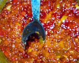 A picture of step 4 of Taliyan hausa with fish sauce.