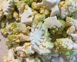 A picture of step 2 of Romanesco Cauliflower Soup.