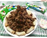 รูปขั้นตอนการทำที่ 10 ของ 🍞ปังเย็นไมโลภูเขาไฟ​🍫