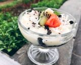 Foto langkah ke 4 dari resep Creamy chese Oreo w/ fruit 🥝🍉.