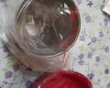 A picture of step 12 of Christmas 🍫 chocolate choco chips whip cream cake.