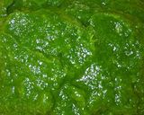 A picture of step 2 of Palak (Spinach) Puris.