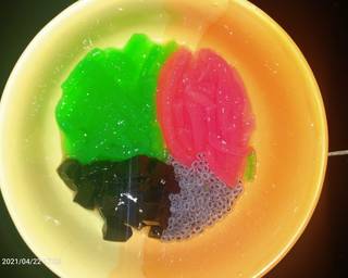 Cendol biji selasih - Step 2