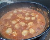 Une image de l'étape 3 de Dombré aux crevettes.