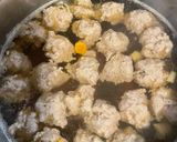 Foto langkah ke 3 dari resep Sup Ayam giling dan Tahu.