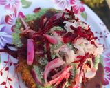 A picture of step 11 of Aloo tikki chaat.