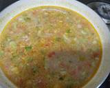 Egg drop veggies soup recipe step 4 photo